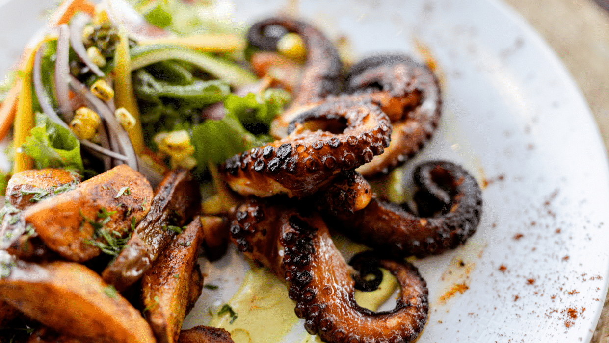 Pulpo a la parrilla