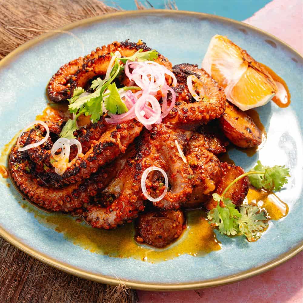Pulpo a la parrilla