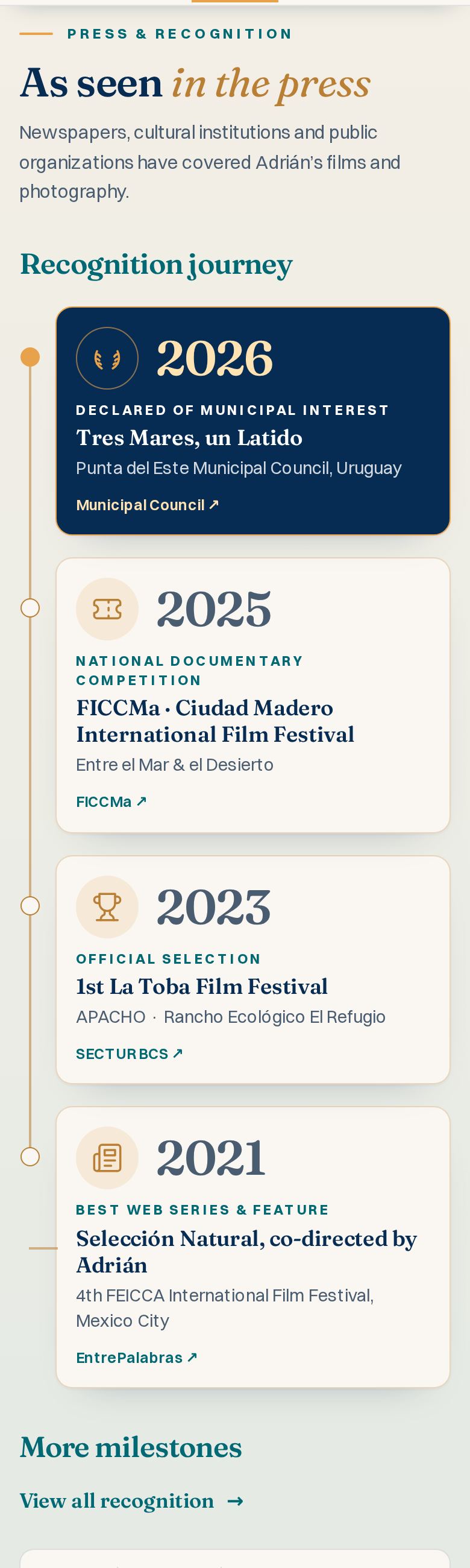 Prensa en celular