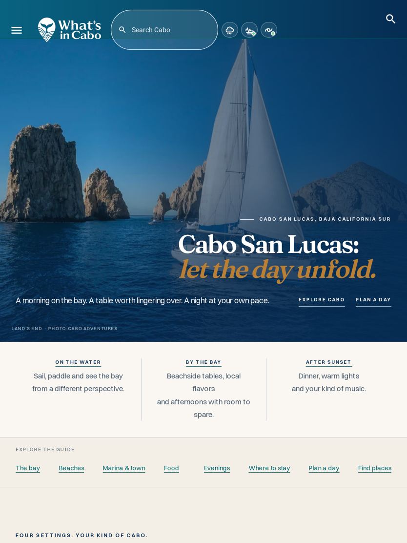 Cabo San Lucas tablet