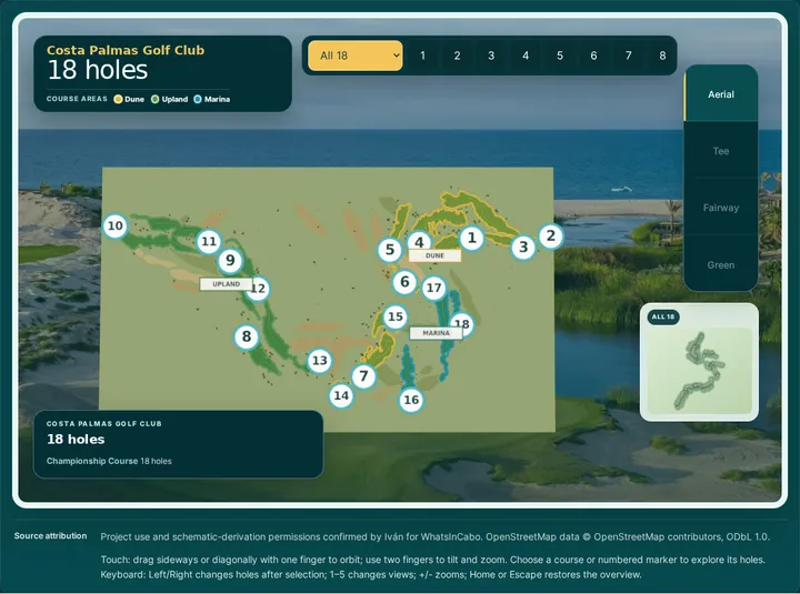Explorador 3D de Costa Palmas