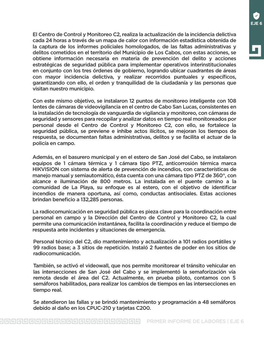 Informe de Los Cabos: la cámara térmica del estero de San José