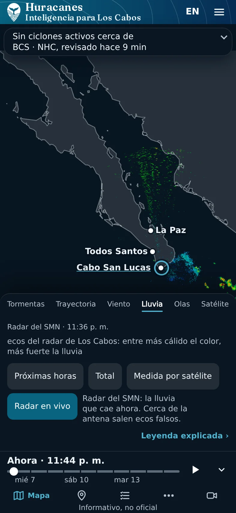En el mapa: escondido en los detalles de «Lluvia», apagado