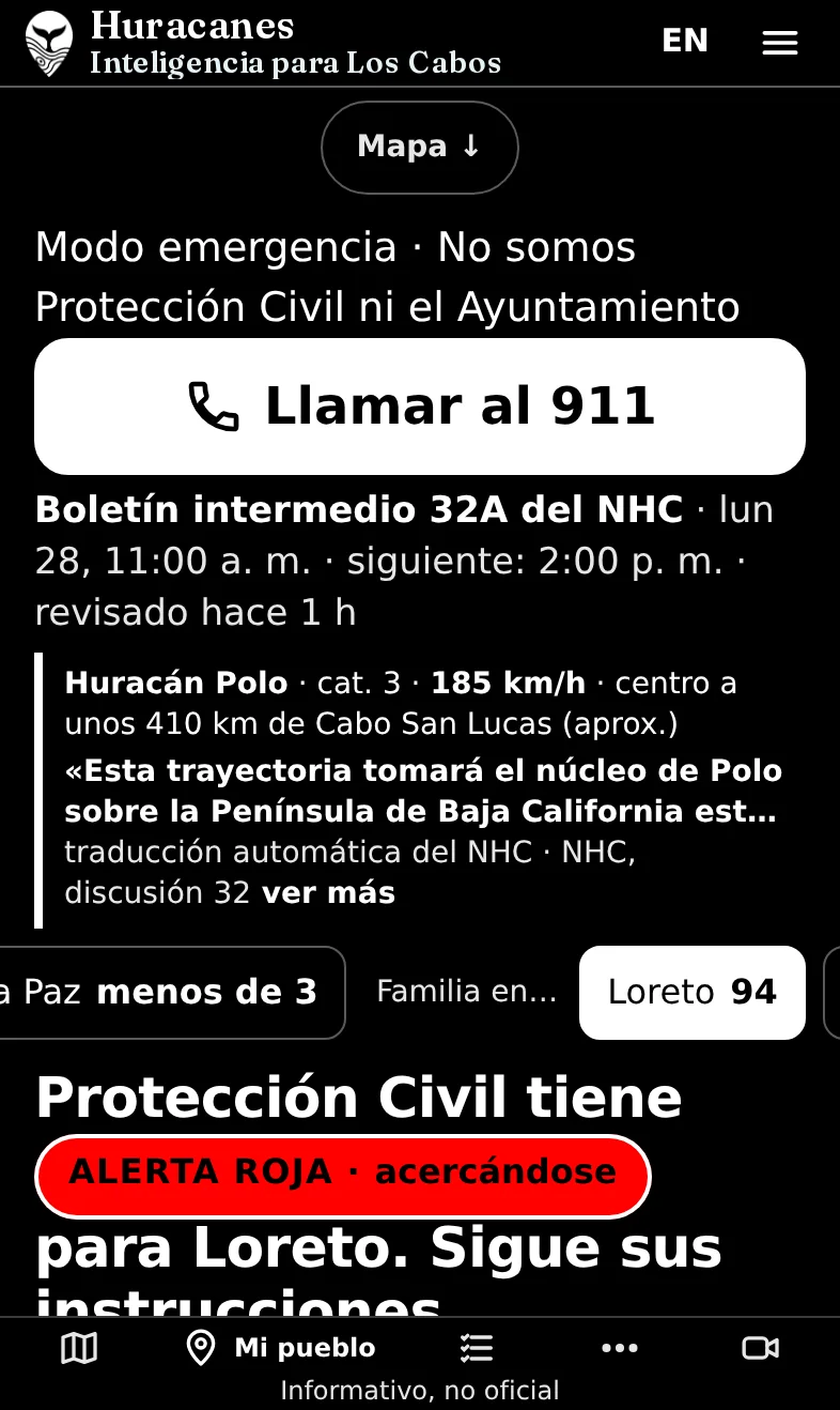 Emergencia (Loreto, Roja)