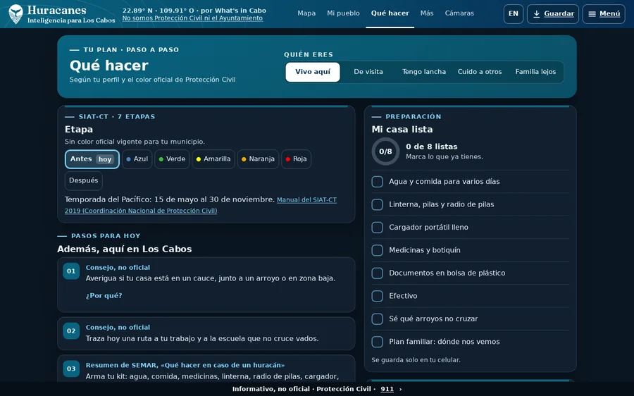 Qué hacer