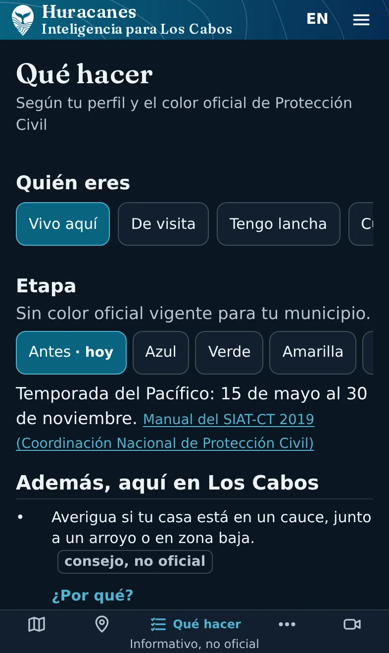 Qué hacer