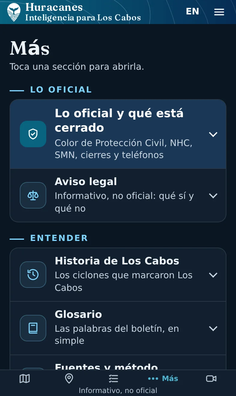 Más