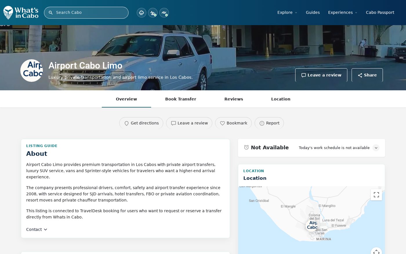Airport Cabo Limo