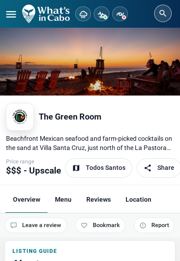 Captura The Green Room movil