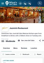 Captura Jazmin's Restaurant movil