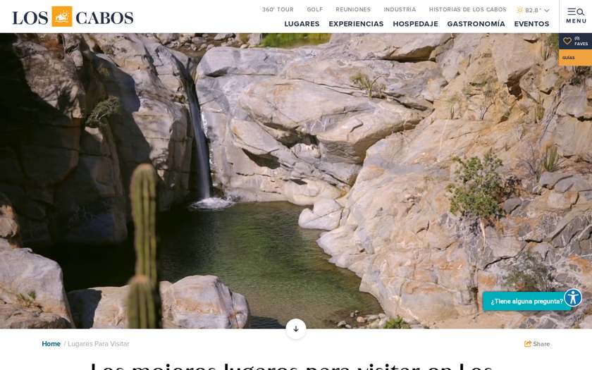Su página de lugares