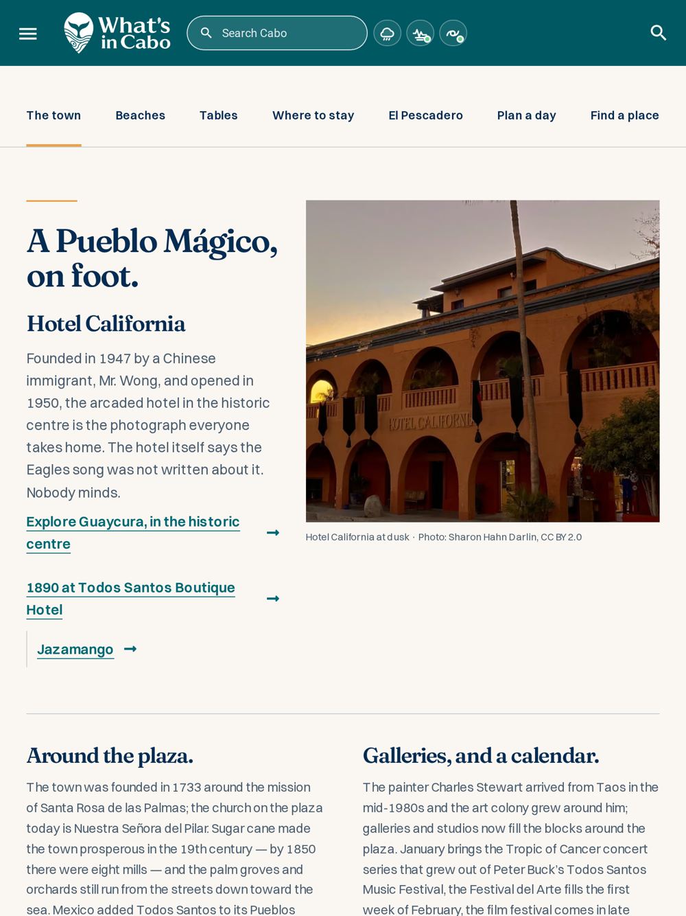 El pueblo en tablet