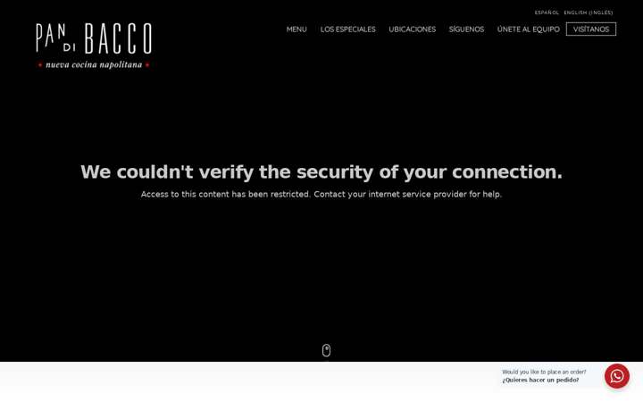 Portada de Pan di Bacco