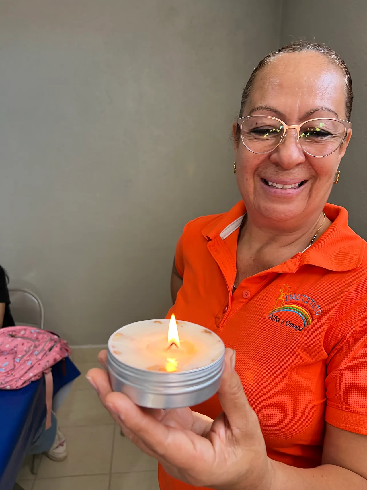 A candle-making workshop