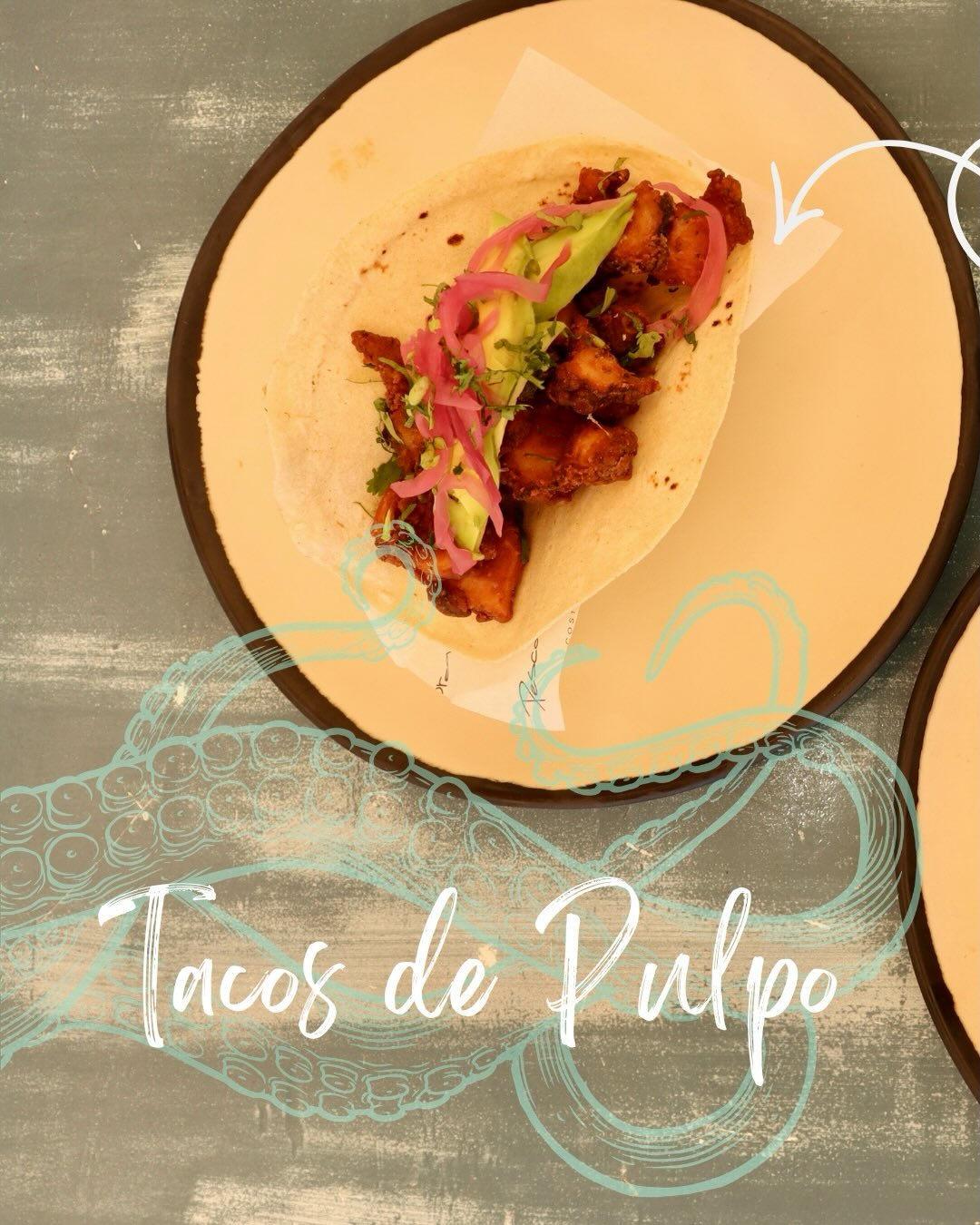 Tacos de pulpo