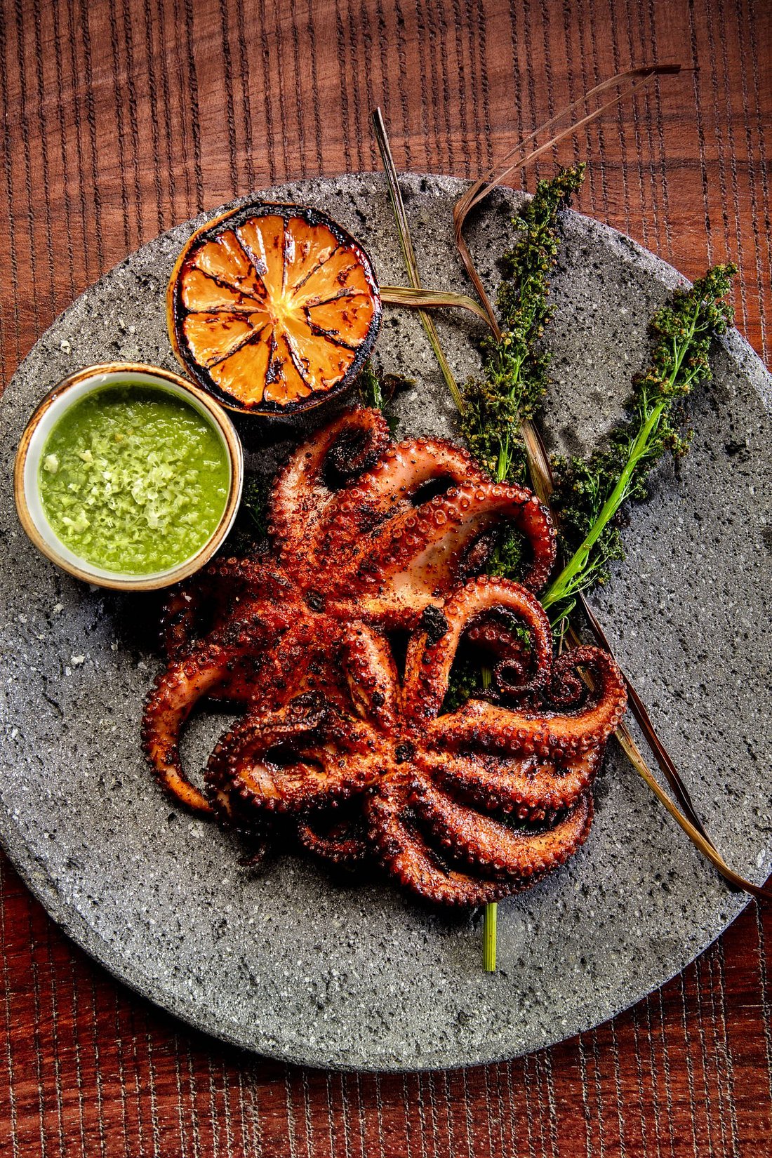 Pulpo a la parrilla
