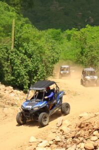 UTV ride on the Cabo Adventures outdoor course