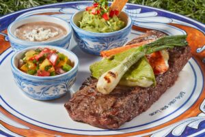 Arrachera dish at Edith's Restaurante