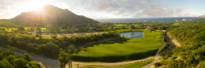 Cabo Real Golf Club Hole 18 panoramic course view