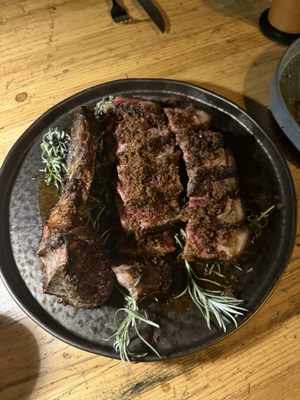 Dry-Aged Bone-In Ribeye with Homemade Tallow