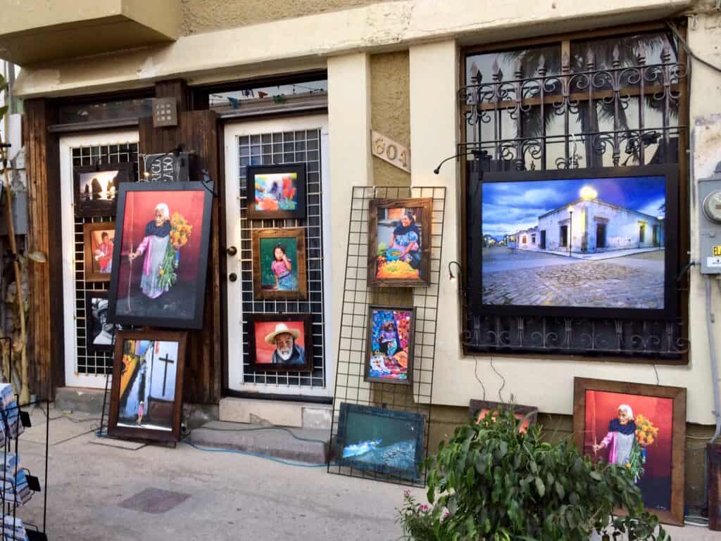 Visitors browsing San Jose del Cabo Art Walk