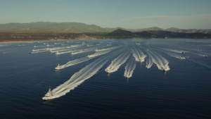 Boat fleet during the 2025 Bisbee's East Cape Offshore tournament