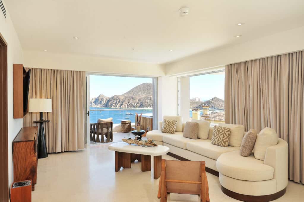 The bay from a Lands End Suite at Corazón Cabo