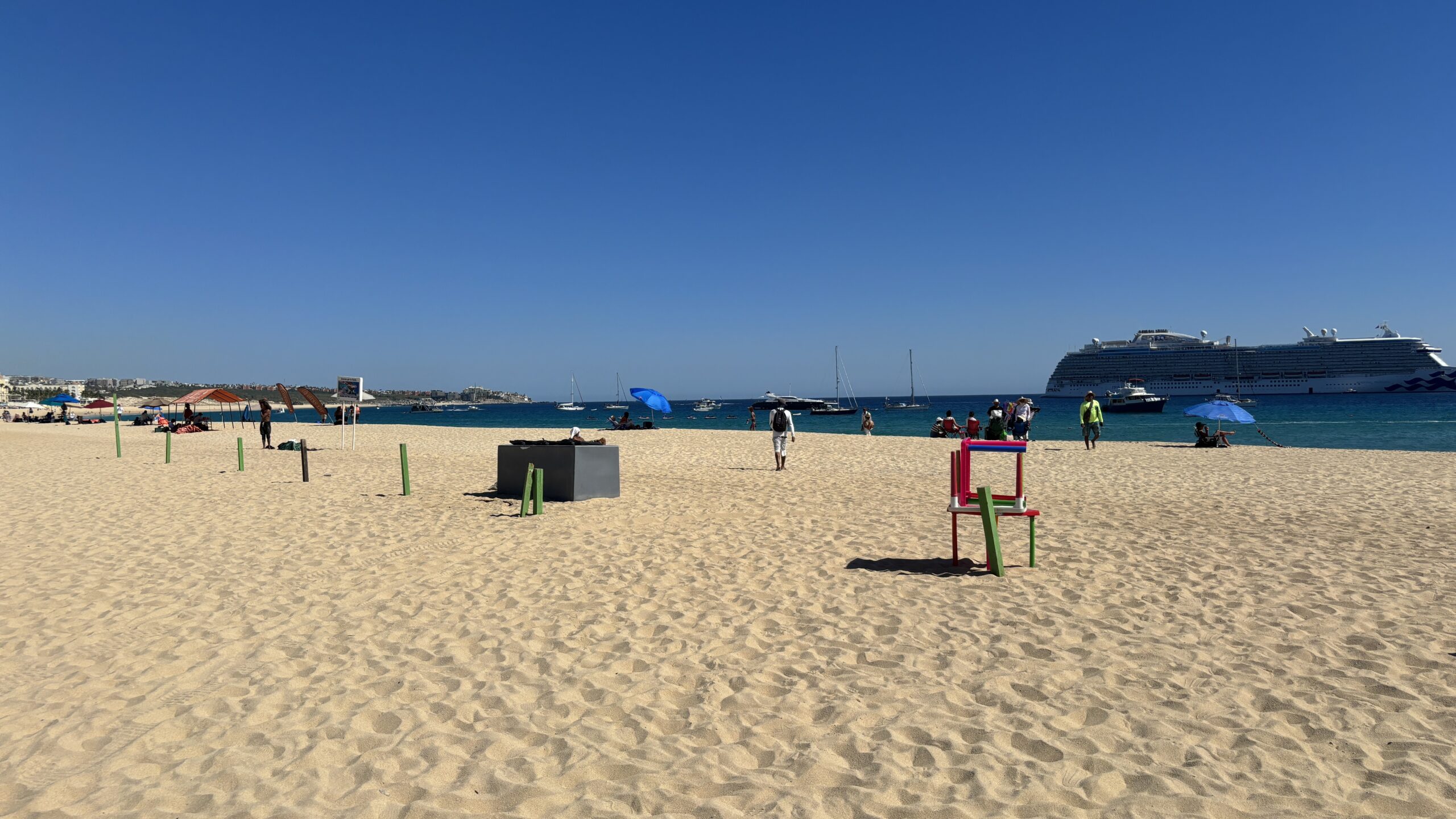 Medano Beach shoreline in Cabo San Lucas
