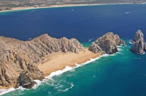 Divorce Beach wide aerial