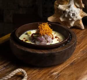 Signature dish at Chambao Los Cabos, Seafood restaurant San Jose del Cabo
