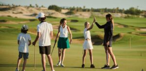 Family golf experience at Costa Palmas Golf Club