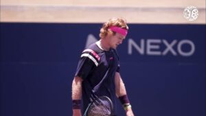 Training session at Mifel Tennis Open