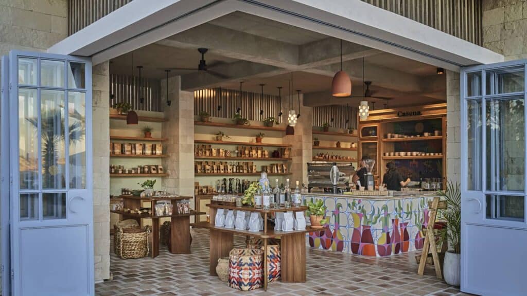 The open kitchen at Limón