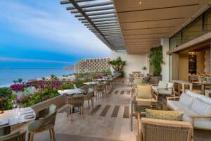 Loto Robata Grill at Grand Velas Boutique Los Cabos bar area, Asian Fusion restaurant in Tourist Corridor, Cabo