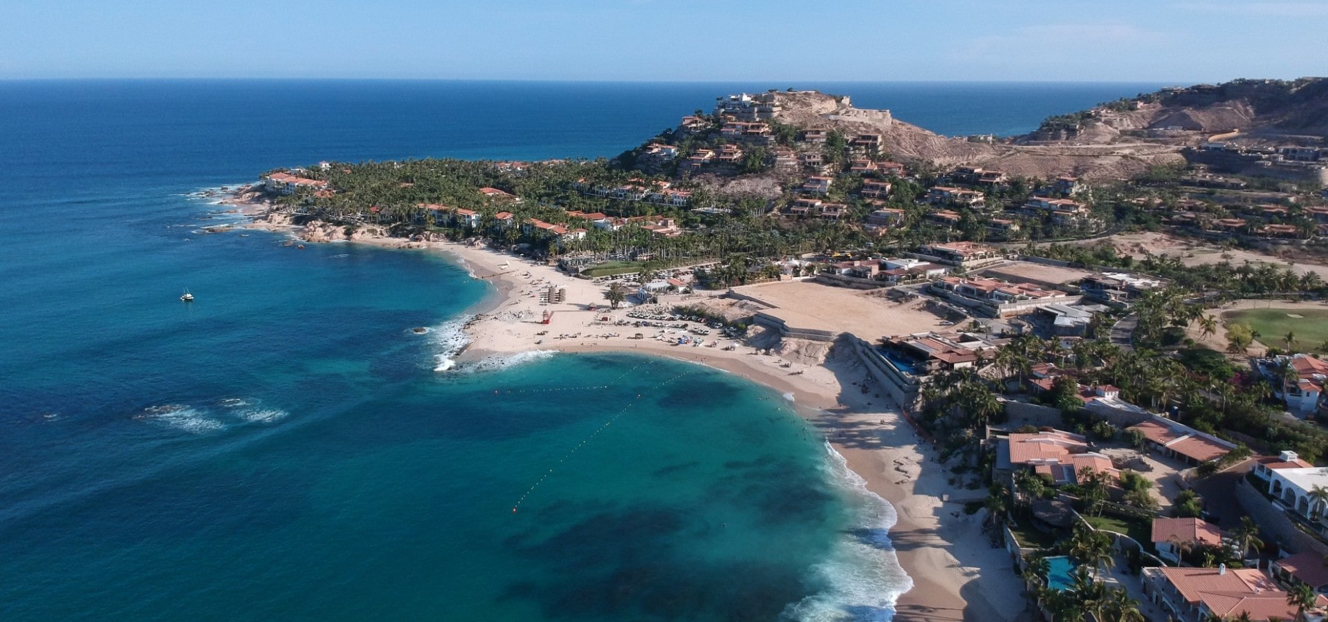 Aerial view of Palmilla Beach in San Jose del Cabo