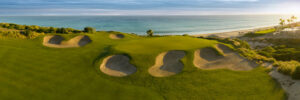 Puerto Los Cabos Norman course hole 7 beside the sea