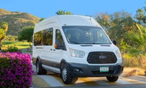 Cabo Transfers Ford Transit shuttle van