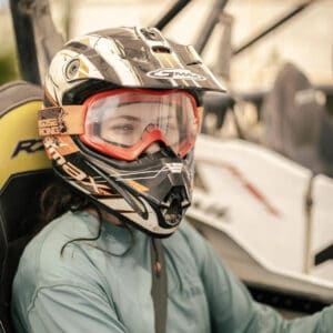 Guide-led UTV group preparing for the Wild Canyon route