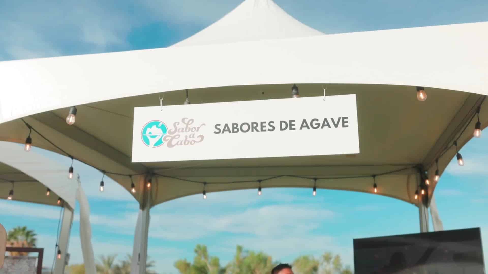 Sabor a Cabo festival tent at night, from the official festival site